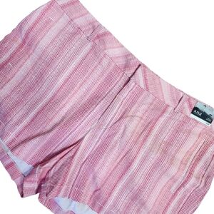 a.n.a. Womens Size 18 Shorts Cotton Twill Pink 4" Inseam Tropical Preppy NEW